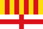 Bandera de Manresa fosca